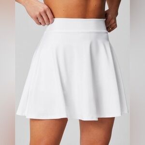 NWT Fabletics White Flounce Athletic Skirt Size XXS